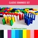thumbnail image 3 of Juego De Dominó 1000 Unidades Para Niños Con 20 Bloques De Madera Adicionales, 3 of 3