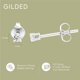 thumbnail image 4 of Aretes Gilded con Diamante de Laboratorio 1/10 ct en Plata Esterlina 925, 4 of 8