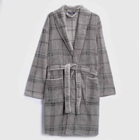 Zahr - Bata Hombre Estampada Micro Polar Coral Gris