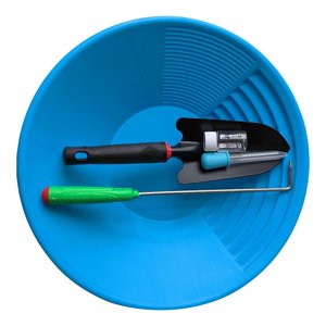 Magideal - Kit De Batea De Oro Herramienta De Recolección Aguas Agitadas Diferentes Rápidos Equipo Para Exteriores Herramienta De Prospección Separación Efectiva Azul Claro