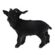 thumbnail image 1 of Simulación De Figuras De Ovejas Y Cabras, Juguete De Peluche De Animales, Decoración Navide?a, Negro, 21cm, 1 of 5
