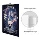 thumbnail image 3 of Hollow Knight Portapapeles de acrílico A4, tamaño carta estándar, carpeta con clip 31.8x 21.5CM para estudiantes, profesores y oficina, 3 of 6