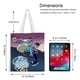 thumbnail image 5 of Star vs. las Fuerzas del Mal Bolso de tela con estampado de lienzo para mujer, bolsa de compras reutilizable y estética, con cremallera interior, regalo para mujer,40*45cm., 5 of 6