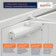 thumbnail image 4 of Cierre automático de puerta Boomerang Hardware D4016 150 kg 79‑152 cm, 4 of 9