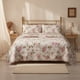 thumbnail image 1 of Cubrecamas Quilt 2.5 Plazas Flowers Collection Rosa, 1 of 7