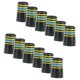 thumbnail image 2 of 12 Piezas De Férrulas De Hierro De Golf Duraderas Para Punta Cónica, Tama?o De Cu?a De Hierro .370, Tapas De Extremo, Azul, Amarillo, Negro, 2 of 5