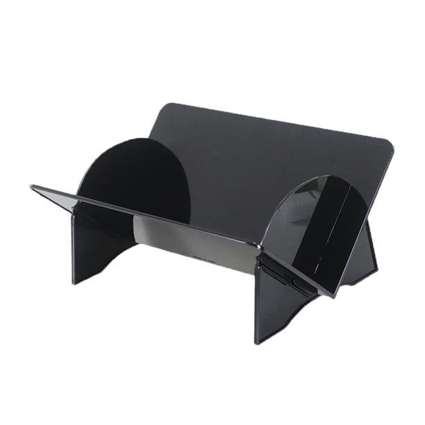 Estantería de escritorio, estantería portátil de almacenamiento de mesa, organización de decoración, almacenamiento de libros, estanterías para libros negro