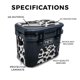 thumbnail image 2 of Fibra de carbono Skin compatible con el enfriador duro Yeti Roadie 15, 2 of 4