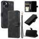 thumbnail image 1 of Funda Cartera para iPhone 15 Plus Tapa con Ranuras, Soporte y Correa Negro, 1 of 5