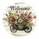 thumbnail image 5 of Letrero De Madera Con Diseño De Flores Para Puerta De Entrada, Decoración Para Ventana, Porche, Vacaciones, 30 X 30 Cm, 5 of 5