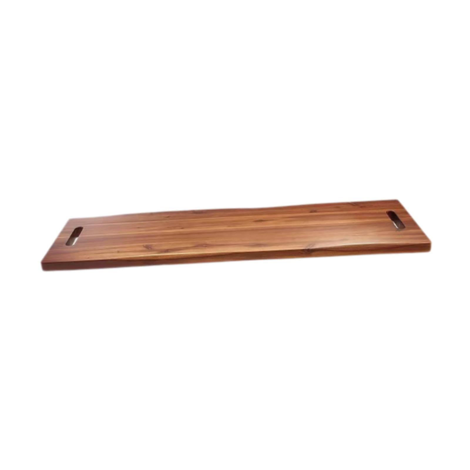 Magideal - Tabla De Charcutería Grande De 36 Pulgadas, Bandeja De Madera Para Comida, 91 Cm X 27 Cm, Bandeja Para Aperitivos De Fiesta Para Exhibición De Frutas