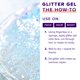 thumbnail image 5 of Gel con purpurina con forma de mocos de unicornio para rostro y cuerpo BIO holográfico, 45 ml, 5 of 7