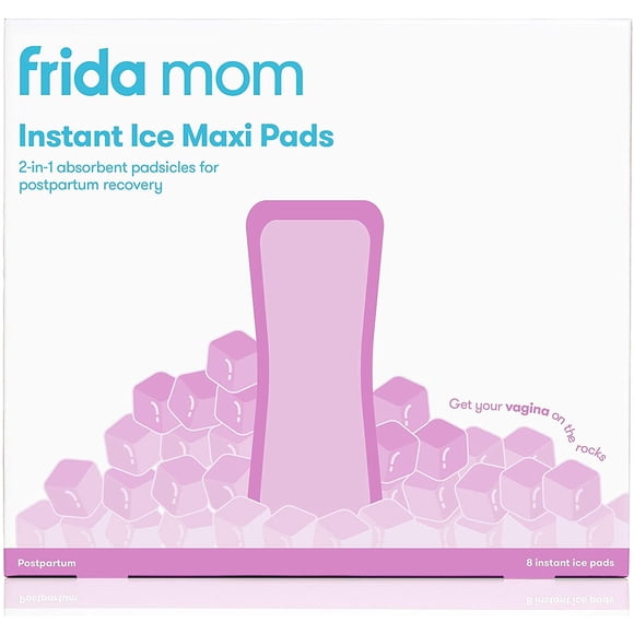 Toallas Maxi Frida Mom Instant Ice 8 un Postparto Sin Aroma