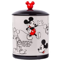 Silver Buffalo - Tarro Plateado Para Galletas Con Diseño Vintage De Mickey Mouse Buffalo Disney