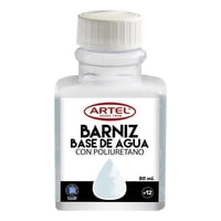Barniz Base De Agua, Frasco 80Ml. Artel