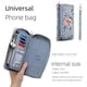 thumbnail image 1 of Blue Chinese Style Flowers For IPhone 14 Samsung Galaxy S23 Case With Lanyard Strap, Premium Leather Zipper Wallet Handbag Detachable Removable Magnetic Case With RFID Blocking Card Holder For Samsung, 1 of 3