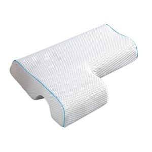 Magideal - Almohada Ergonómica Transpirable Para Parejas, Almohada Para Dormir Para Parejas , Blanco Derecho Blanco Derecha
