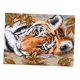 thumbnail image 1 of Kit de punto de cruz estampado preimpreso bordado con estampado de tigre 14ct 29 x 21 cm, 1 of 5