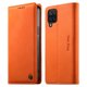 thumbnail image 1 of Funda Billetera de Cuero para [Samsung Galaxy A12], Bloqueo RFID, Tarjetas y Soporte Naranja, 1 of 5