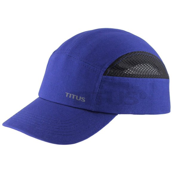 Gorra antigolpes TITUS, ligera, estilo béisbol, color azul real