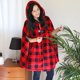thumbnail image 2 of Chaqueta de forro polar Poncho Cape Catalonia Sherpa para mujer, 2 of 6