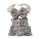 thumbnail image 1 of Vestido Sin Mangas De Peluche Para Niños, Regalo De Cumpleaños, Moda Práctica, Vestido Blanco, 1 of 3