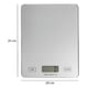 thumbnail image 3 of [PLAT-173623] Gramera Digital Pesa Gramera Cocina Pesa Alimentos 5kg/0.01g Plateado 5 Kg, 3 of 10