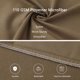 thumbnail image 4 of REGALWOVEN Juego de Fundas de Almohada con Cremallera de Microfibra Suave, Juego de 2, Marrón No Estándar, 4 of 7