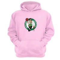 Genérico - Polerón Canguro Boston Celtics Rosa Talla Xs Unisex