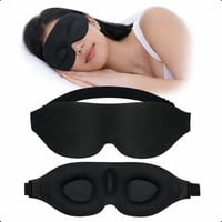 Genérico - Antifaz 3D Total Oscuridad Suave Ajustable