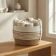 thumbnail image 2 of Macetero Cesto Canasto Maceta De Mimbre Tejida Grand Beige, 2 of 2