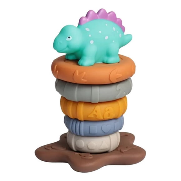 Torre Dinosaurio Juguete Didáctico Apilable 7pcs