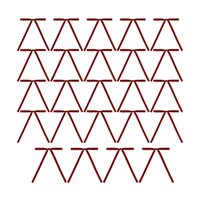 Magideal - 24 Piezas De Lazos De Cinta Navideña, Conjunto De Adornos Navideños De Terciopelo, Fiesta Diy, Lazos De Cinta Navideños Clásicos, Decoración De Árbol Rojo