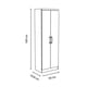 thumbnail image 4 of Clóset De 2 Puertas Sin Cajones Classic Tabaco, 4 of 4