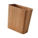 thumbnail image 2 of Canasta de basura portátil de basura de basura de basura estrecha, papel de basura rústica, lata de basura abierta de madera para lavar la ropa, baño marrón claro, 2 of 5