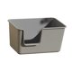 thumbnail image 1 of Bandeja De Arena Para Mascotas, Caja De Arena Para Gatos, Fácil De Limpiar, Caja De Arena Para Gatos Con Parte Superior Abierta, Color Gris, 1 of 5