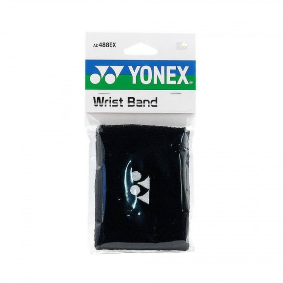 Muñequera Yonex Jumbo Negra Tenis/Padel
