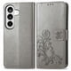 thumbnail image 1 of Funda Sintética FOXDOCK para Samsung Galaxy S26 Pro | Función de Billetera y Soporte | Protección Completa-gris, 1 of 6