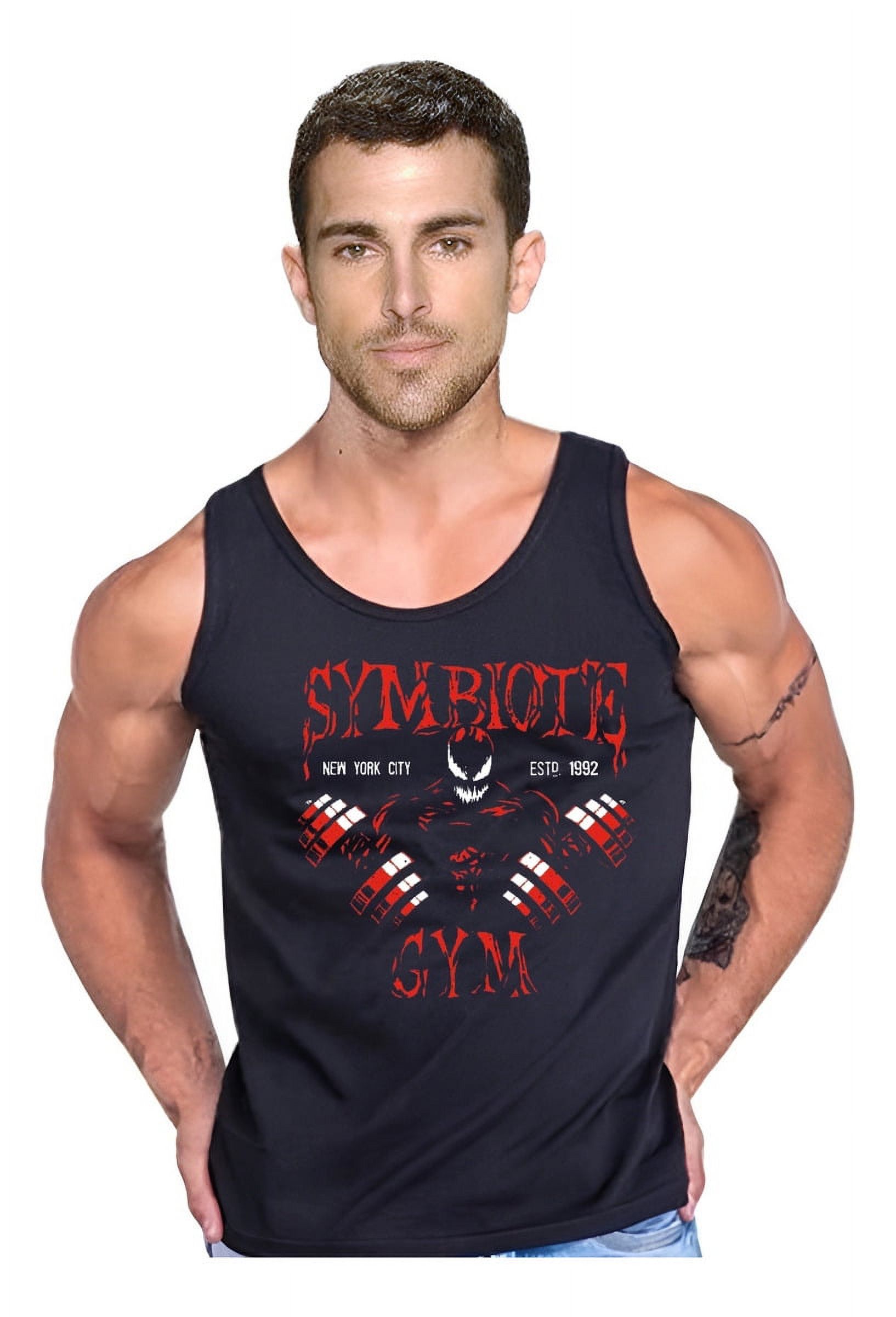 Persodesign - Polera Diseño Simbiote Gym Musculosa Tank Talla M Negro Hombre