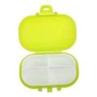 Genérico - Set 5 Pastilleros Organizador 4 Compartimiento Medicina Lau