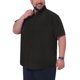 thumbnail image 4 of INSPIRE CHIC Regreso a Clases Camisas de Negocios de Manga Corta con Bolsillo en el Pecho para Hombres Grandes y Altos XL Negro, 4 of 5