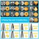 thumbnail image 3 of Prensa para galletas FEAYEA de acero inoxidable, 13 discos y 8 boquillas, 3 of 8