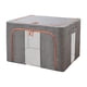 thumbnail image 1 of Bolsa De Almacenamiento De Ropa Organizador 66L Ventana Transparente Para Juguetes Sábanas Edredón Gris, 1 of 4