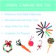thumbnail image 4 of Wax Craft Sticks UPINS, 1000 unidades, adhesivos flexibles para niños, 4 of 6
