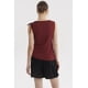 thumbnail image 3 of Polera Mujer Costado Amarra Vino, 3 of 4