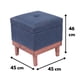 thumbnail image 2 of Pouf Baúl Emilia Azul Omega 45x45x46 cm, 2 of 3
