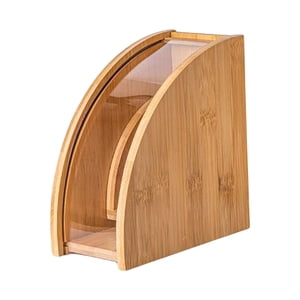 Magideal - Contenedor De Filtro De Café, Dispensador De Encimera, Soporte De Exhibición, Estante Dispensador De Almacenamiento, Caja De Almacenamiento, Soporte D , En Forma De Abanico