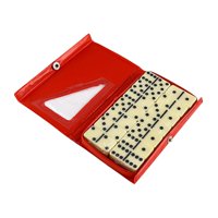 Bothyi - Juego De Dominó Juego De Rompecabezas Actividad Juego De Viaje Juego De Bloques Clásicos Divertidos Para Niños Rojo