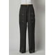 thumbnail image 1 of Pantalones Anchos de Satén con Bolsillos Cargo, 1 of 5