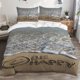 thumbnail image 1 of Smiling Face and Gentle Wave Beach Theme Bedding Set Duvet Cover and Pillowcase Set, 1 of 5